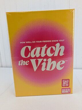Catch The Vibe Board Game How Well Do Your Friends Know You 2023 New Sealed